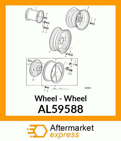 Wheel - Wheel AL59588