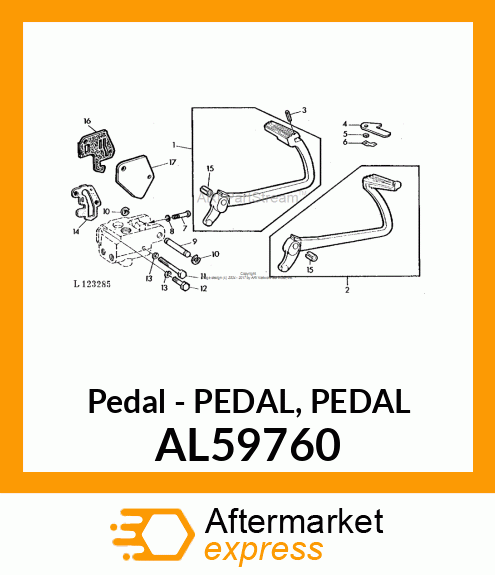 Pedal AL59760