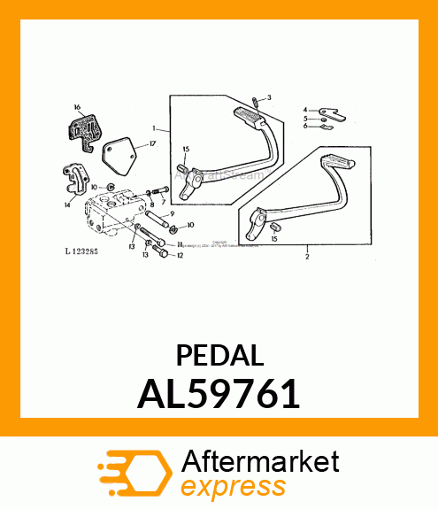 Pedal AL59761