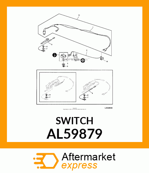 THERMOSTAT SWITCH ASSY., AIR CONDIT AL59879