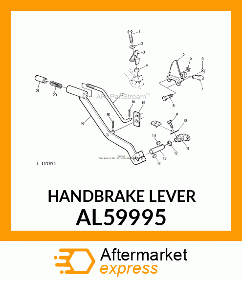 Handbrake Lever AL59995