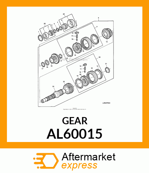 GEAR AL60015