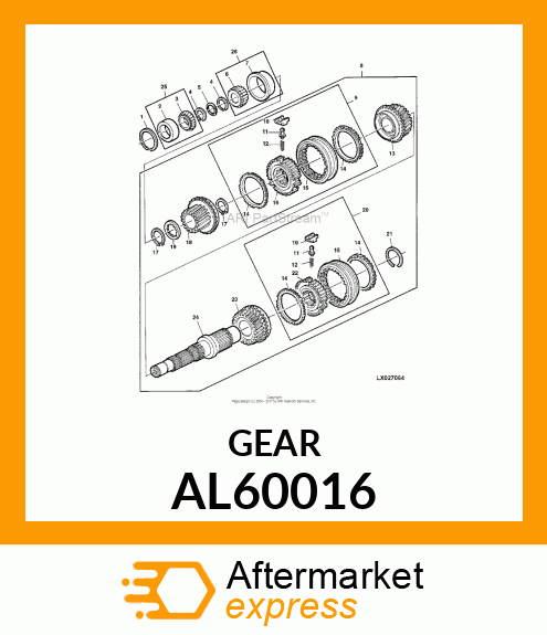 GEAR AL60016