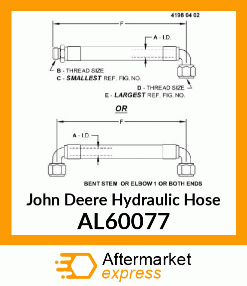 HYDRAULIC HOSE AL60077