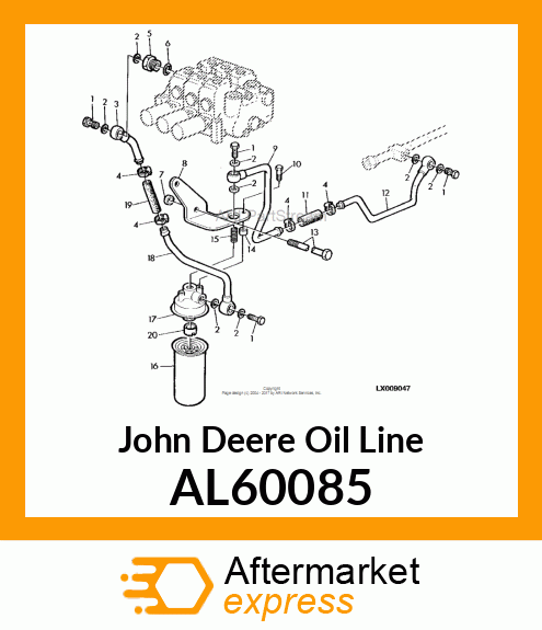 OIL LINE A-L60085