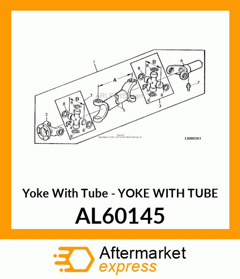 Yoke With Tube AL60145