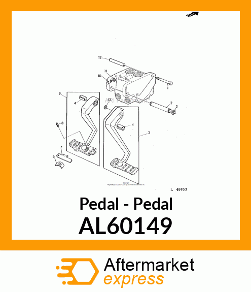 Pedal - Pedal AL60149