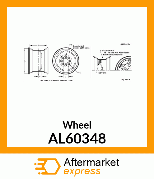 Wheel AL60348