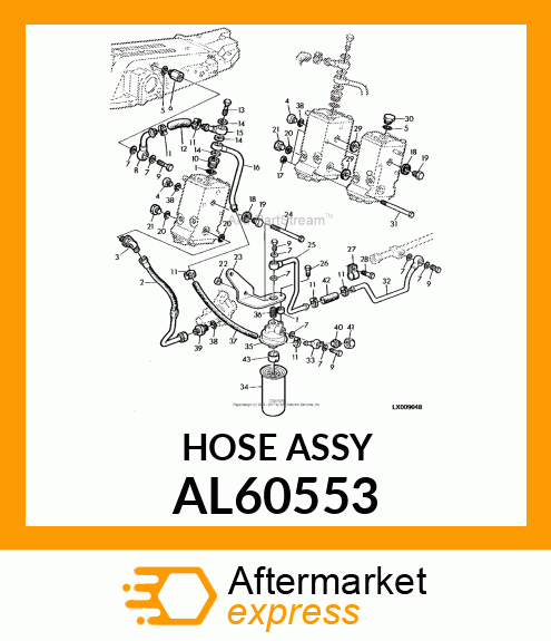 HYD. HOSE AL60553