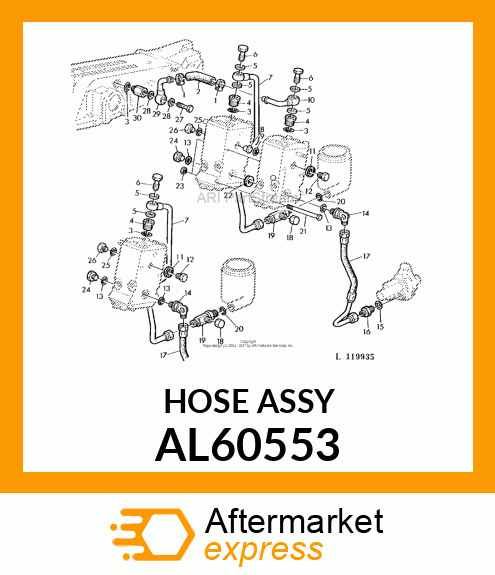 HYD. HOSE AL60553