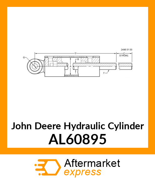 HYDRAULIC CYLINDER AL60895