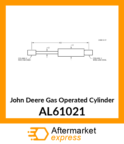 GAS OPERATED CYLINDER AL61021