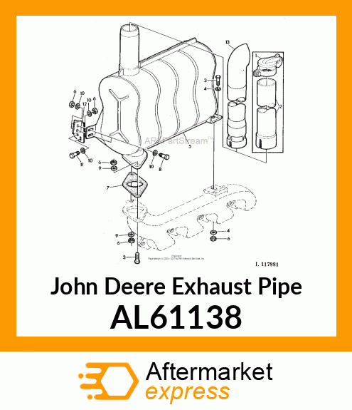 Exhaust Pipe AL61138