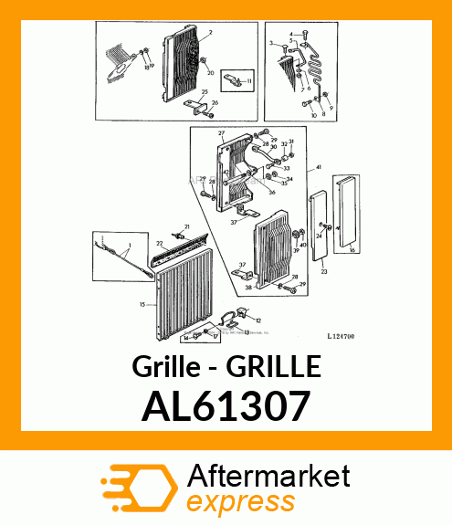 Grille AL61307