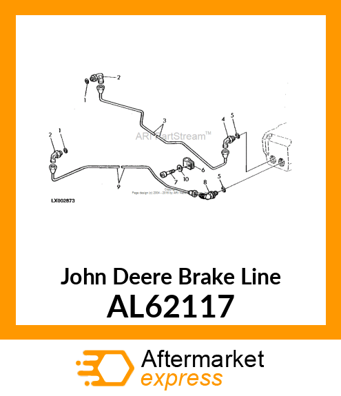 BRAKE LINE AL62117