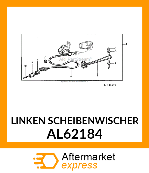 LINKEN SCHEIBENWISCHER AL62184