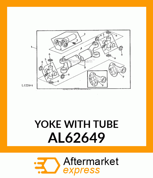 Yoke With Tube AL62649