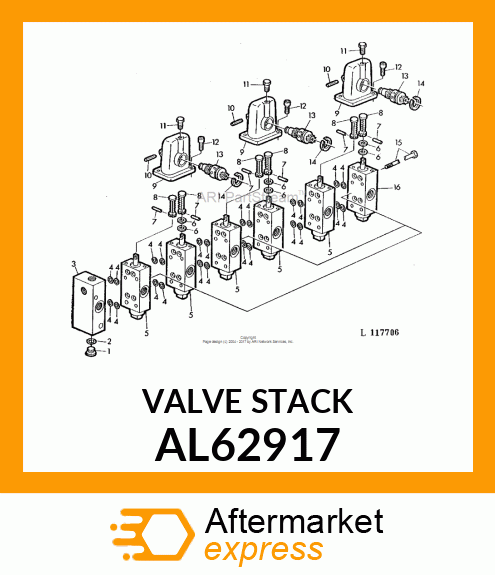 VALVE STACK AL62917