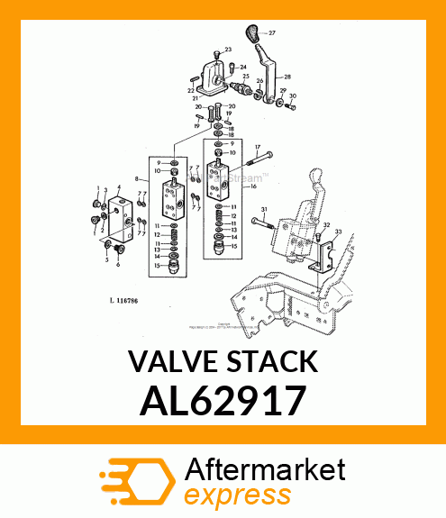 VALVE STACK AL62917