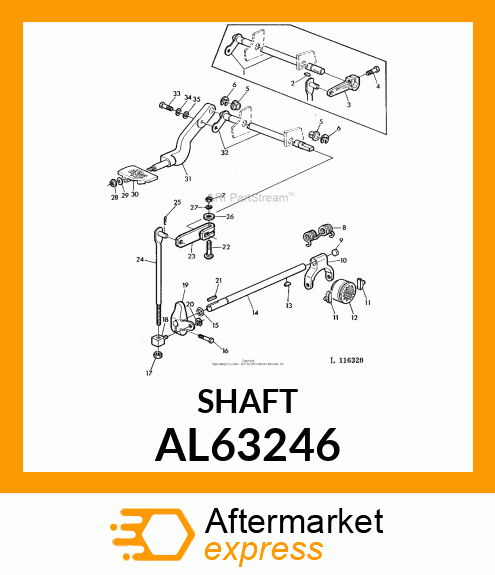 Shaft AL63246