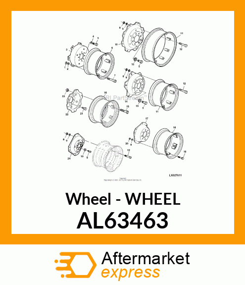 Wheel - WHEEL AL63463