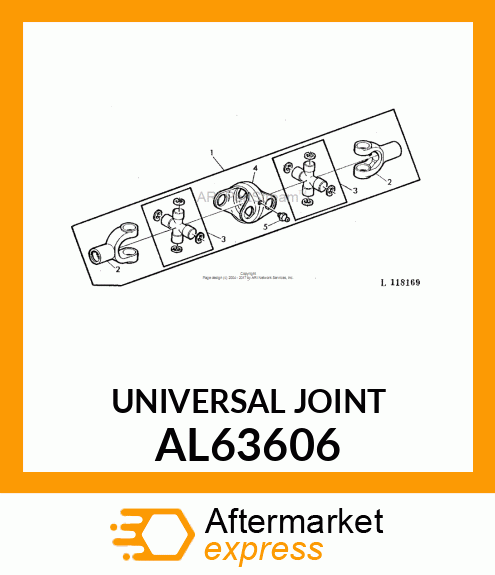 UNIVERSAL JOINT AL63606
