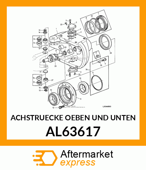 ACHSTRUECKE OEBEN UND UNTEN AL63617