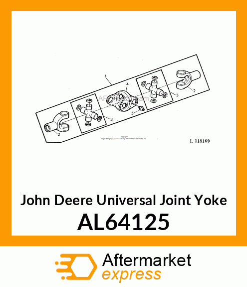 UNIVERSAL JOINT YOKE AL64125