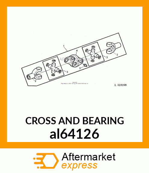 CROSS AND BEARING al64126