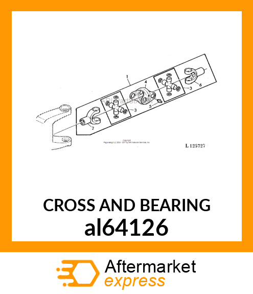 CROSS AND BEARING al64126