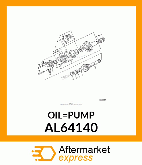 Oil Pump AL64140