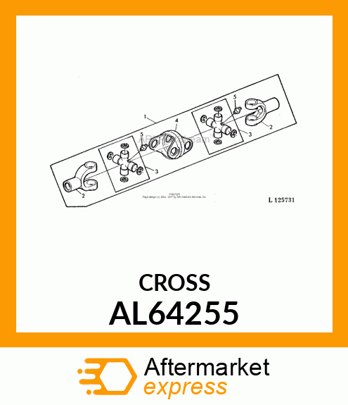 Universal Joint Cross - Universal Joint Cross AL64255