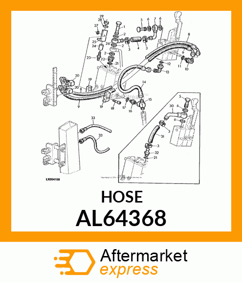 Hydraulic Hose AL64368