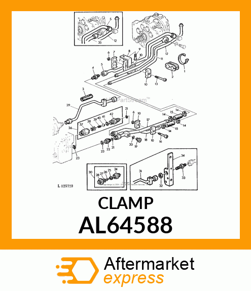 CLAMP, HOSE 20 AL64588