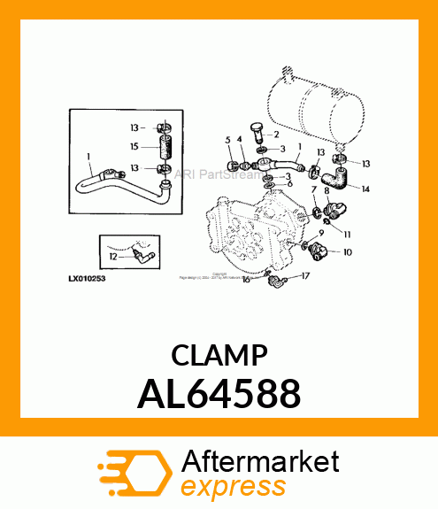 CLAMP, HOSE 20 AL64588