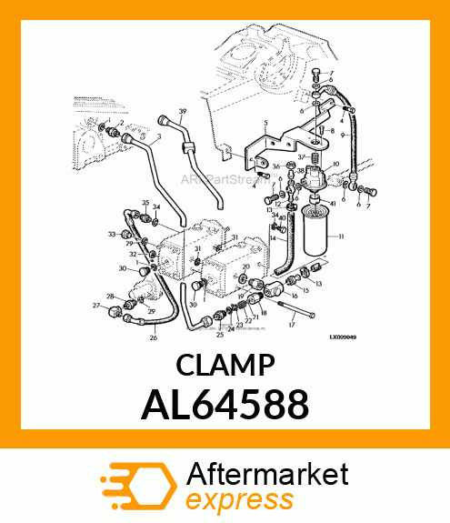 CLAMP, HOSE 20 AL64588