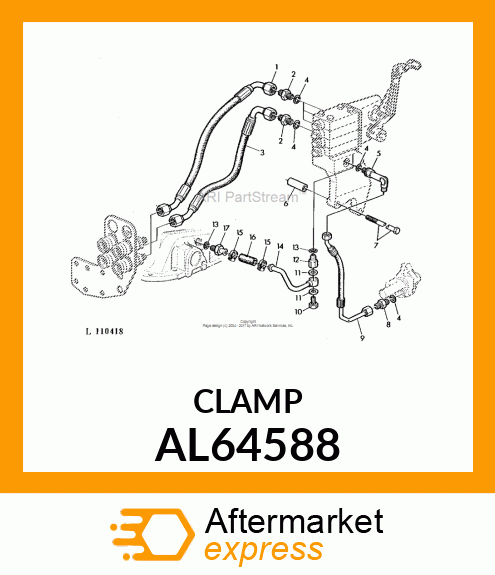 CLAMP, HOSE 20 AL64588