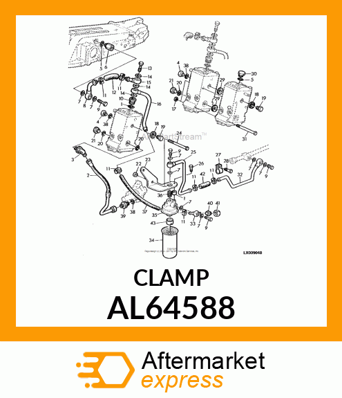 CLAMP, HOSE 20 AL64588