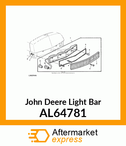 LIGHT BAR AL64781