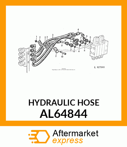 HYDRAULIC HOSE AL64844