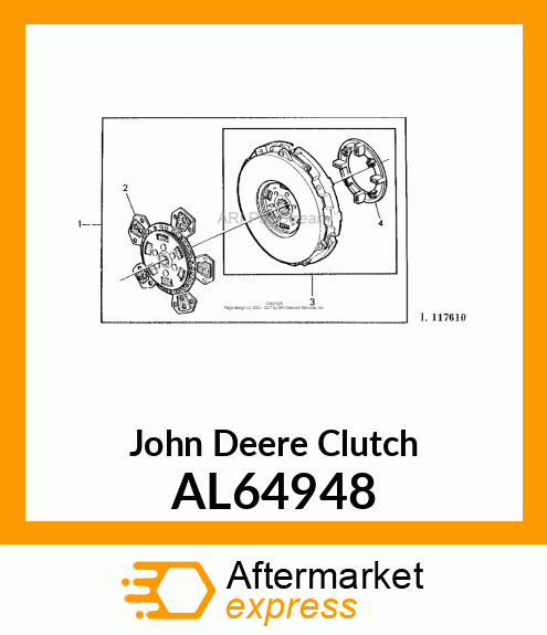 CLUTCH CONVERSION KIT AL64948