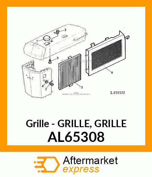 Grille AL65308