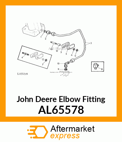 ELBOW FITTING AL65578