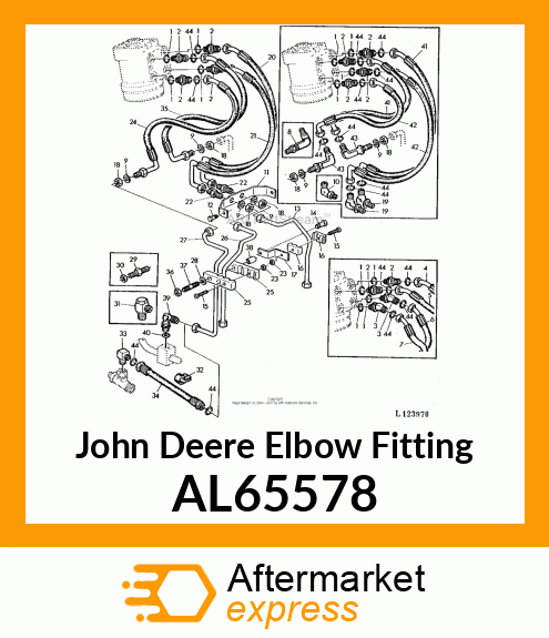 ELBOW FITTING AL65578