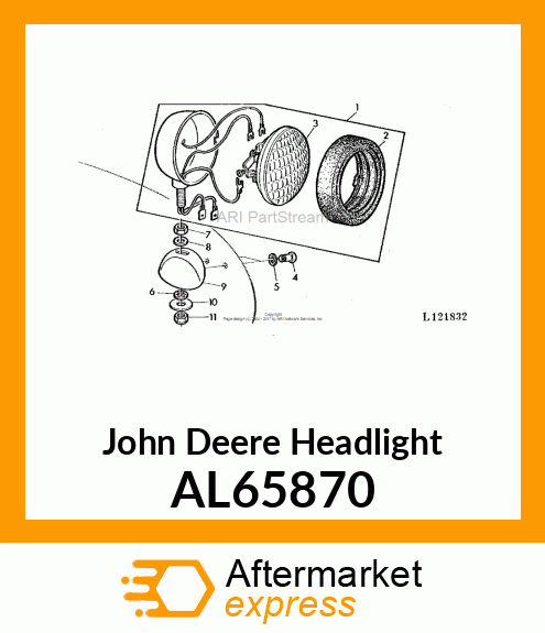 HEADLIGHT AL65870