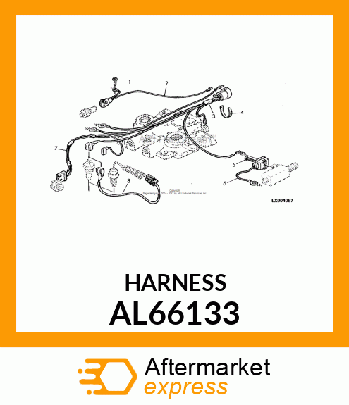HARNESS, ADAPTER AL66133