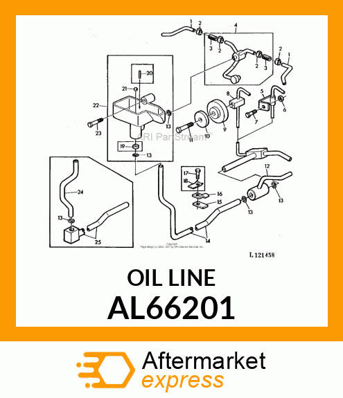 OIL LINE AL66201