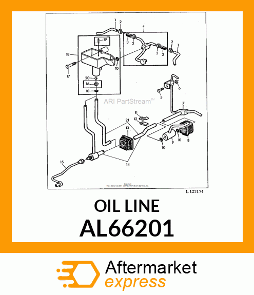 OIL LINE AL66201