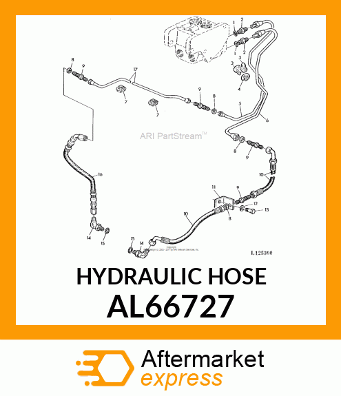 HYDRAULIC HOSE AL66727