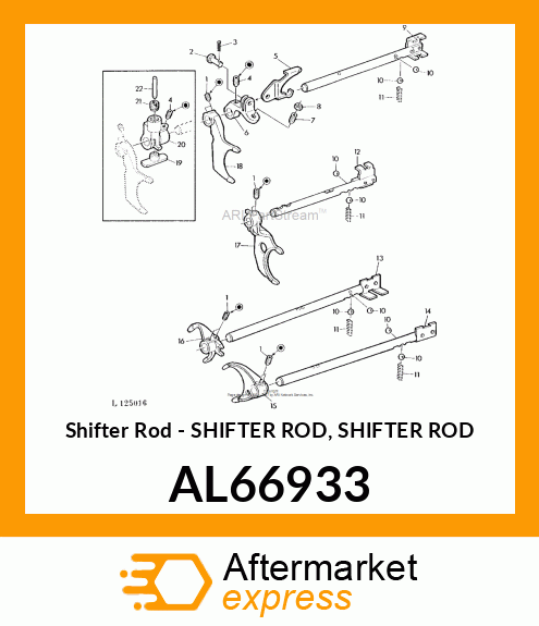 Shifter Rod AL66933